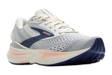 Brooks Adrenaline GTS 24 D Grey/Blue Ribbon/Peach Womens #color_grey-multi-pinks-purples