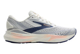 Brooks Adrenaline GTS 24 D Grey/Blue Ribbon/Peach Womens #color_grey-multi-pinks-purples