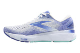 Brooks Ghost 16 B White/Ampara Blue/Limpet Shell Womens #color_blue