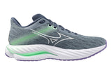 Mizuno Wave Inspire 21 D Tradewinds/White/Neo Mint Womens #color_grey-multi-greens