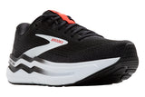 Brooks Ghost Max 2 D Black/White/Fiery Red Mens #color_black-multi-whites