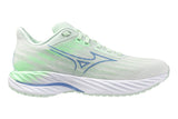 Mizuno Wave Inspire 21 B Hint of Mint/Bel Air Blue/Neo Mint Womens #color_white-multi-greens