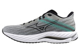 Mizuno Wave Inspire 21 D Ultimate Gray/Black/Ceramic Mens #color_grey-multi-greens