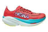 Hoka Mach X 2 B Grapefruit/Electric Coral Womens #color_red