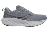 Saucony Triumph 22 2E Flint/Black Mens #color_grey