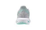 Mizuno Wave Rider 28 D Harbor Mist/White/Aruba Blue Womens #color_grey-multi-greens