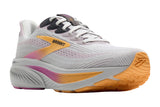 Brooks Ghost 17 B Oyster/Apricot/Pink Womens #color_grey-multi-pinks-purples