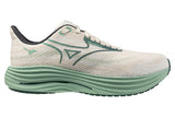 Mizuno Wave Rider 29 2E Snow White/Bistro Green/Creme de Menthe Mens #color_green-multi