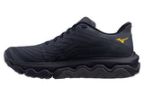 Mizuno Wave Horizon 8 D Blue Granite/Citrus/Baritone Blue Mens #color_grey-multi-oranges