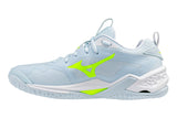 Mizuno Wave Stealth Neo 2 C Ice Water/Lightning Yellow Womens #color_blue-powder-blue
