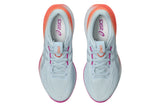 Asics Gel-Cumulus 28 B Sky/Sun Coral Womens #color_white-multi-pinks-oranges