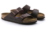 Birkenstock Arizona N Habana Oiled Leather Unisex #color_brown-dark-brown