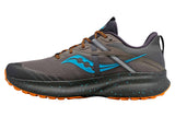 Saucony Ride 15 TR D Pewter/Agave Mens #color_brown-multi-blues