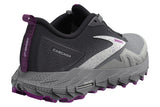 Brooks Cascadia 17 D Oyster/Black Pearl/Purple Womens #color_grey-multi-pinks-purples