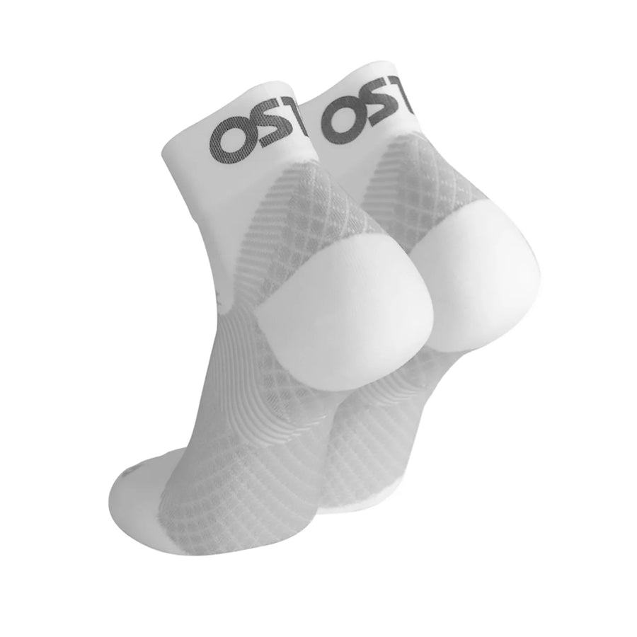 OS1st FS4 Quarter Crew Socks White Unisex #color_white